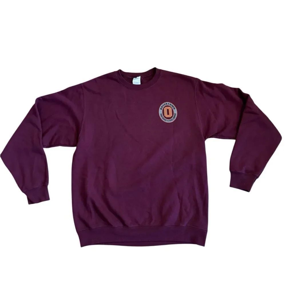 Port & Company Boyertown Orioles "Food Drinks And Good Company" Crewneck Medium